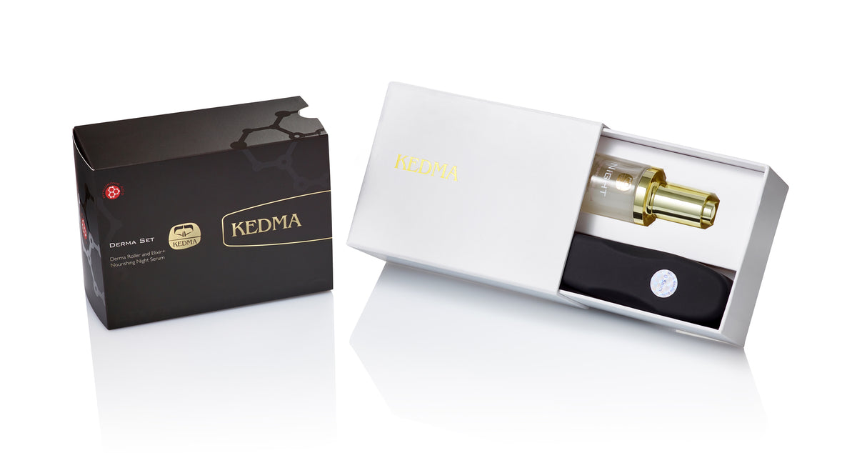 Derma Roller and Elixir+ Nourishing Night Serum Set
