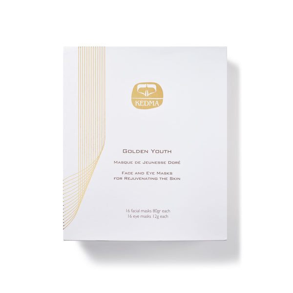 Golden Youth A Set of Gold Face and Eye Masks KEDMA Cosmetics