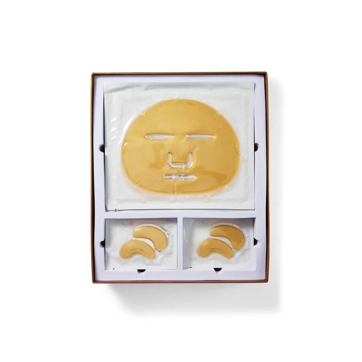 Golden Youth - A Set of Gold Face and Eye Masks