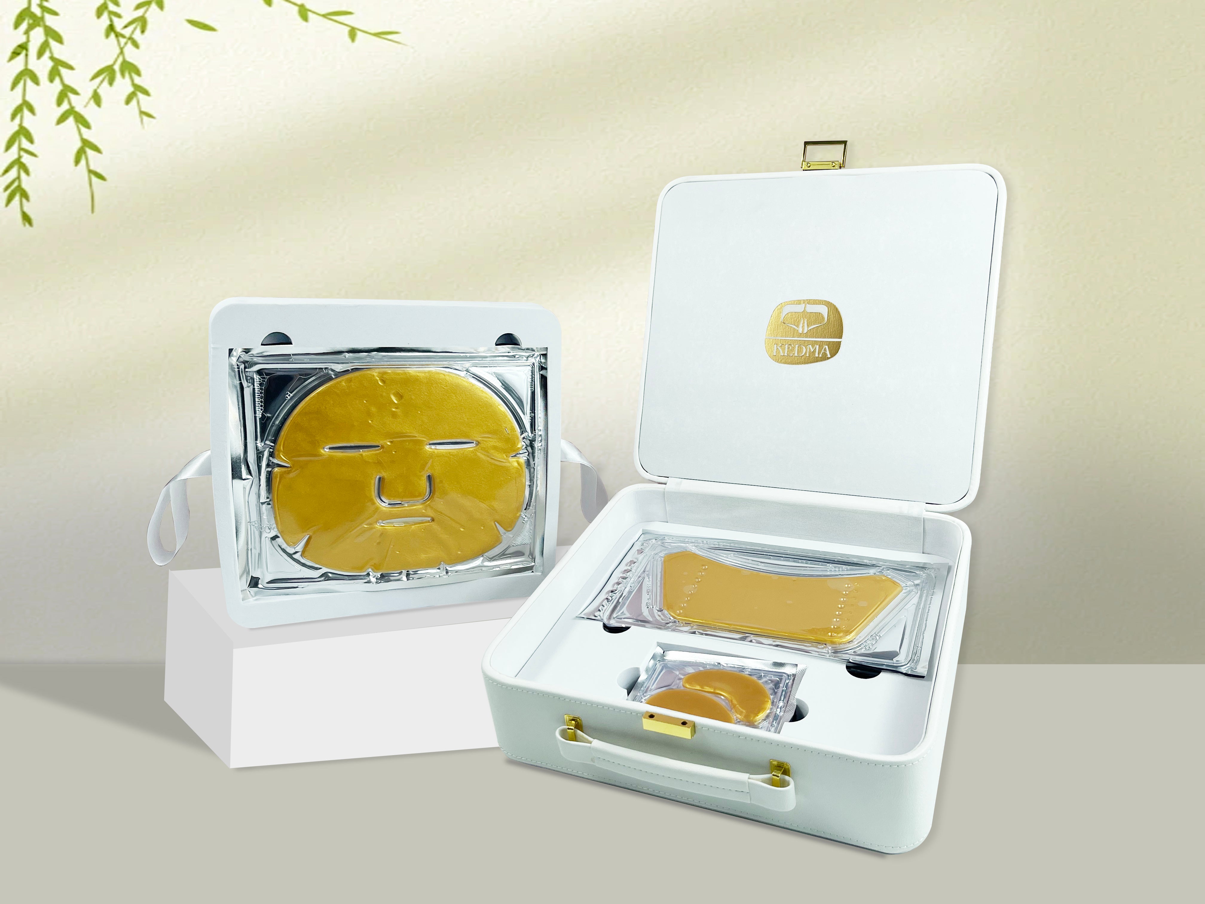 Golden Youth Mask Set - Face, Eyes and Neck – KEDMA Cosmetics